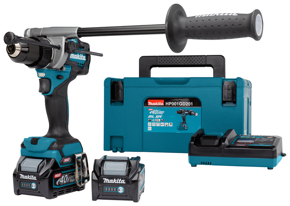 Ударная дрель-шуруповерт XGT Makita HP001GD201