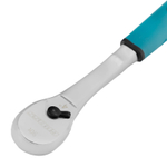 Ключ-трещотка 1/4", CrV, 90 зубьев, усиленный, хром Gross