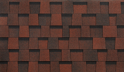 Ламинированная черепица Серия Dragon Standard, красный