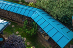 Кликфальц Pro Line Grand Line 0,45 PE с пленкой на замках RAL 5021 водная синь