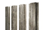 Штакетник П-образный A с прямым резом 0,45 Print Elite Nordic Wood TwinColor