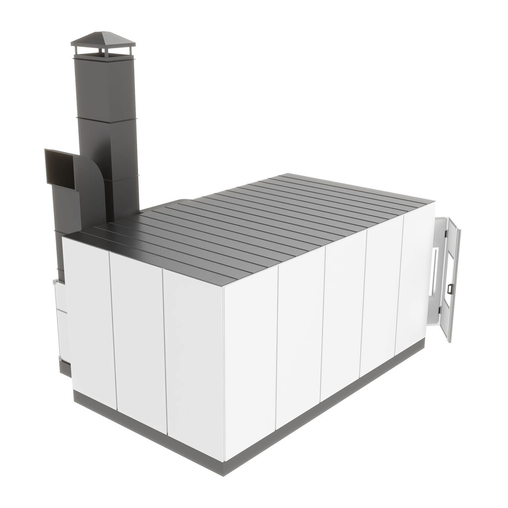 WDK-210ER Окрасочно-сушильная камера на электрических ТЭНах