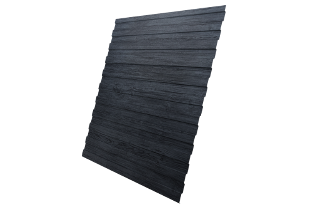 Профнастил C8A 0,45 Print Premium Grey Wood TwinColor