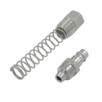 OPT-740PPS Штуцер быстроразъемного соединения пневматического с пружинкой, резьба  1/2"