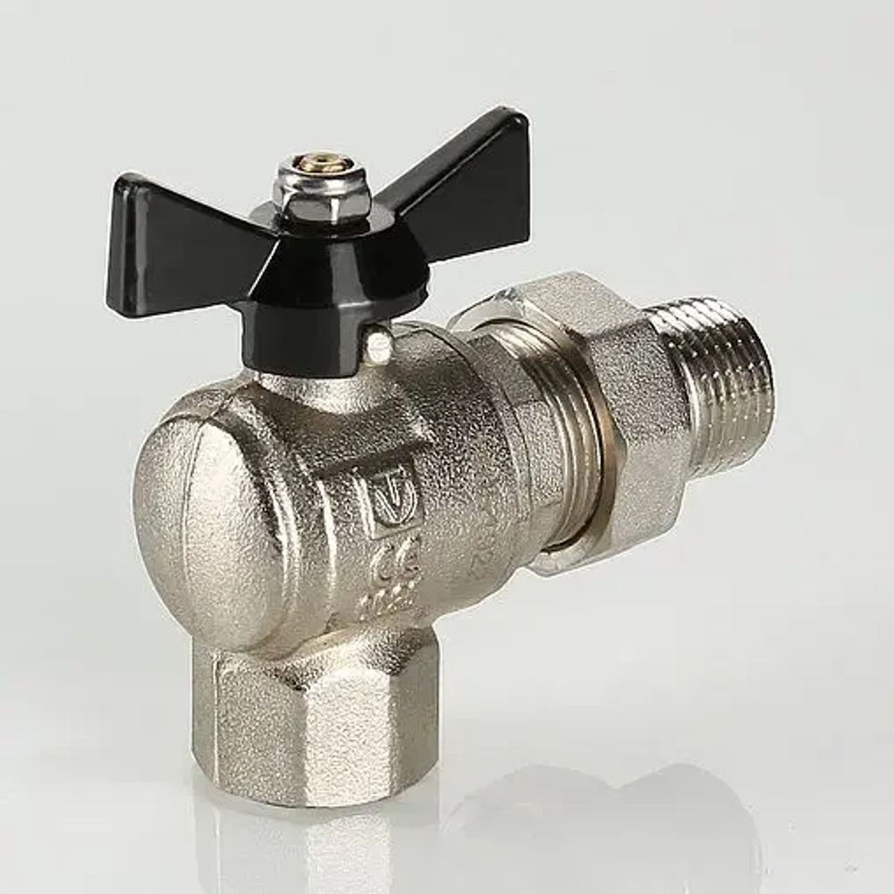 Кран шаровый с американкой угловой ¾"в x ¾"н Valtec Perfect VT.328.N.05