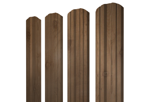 Штакетник Twin фигурный 0,45 Print Premium Pine Wood Fresh