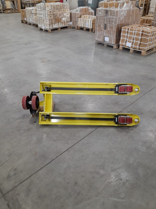 Тележка гидравлическая 2500 кг 1150 мм полиуретановые колеса TOR AC (серия J)