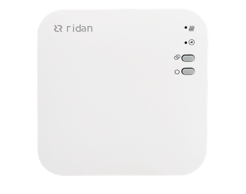 Ридан 087N6474R — Беспроводной электронный комнатный термостат RT2000RF + RX1, белый