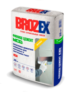 Шпаклевка цементная Brozex WR-75 Финиш Цемент белая, слой 1,5-3 мм, 20 кг, шт