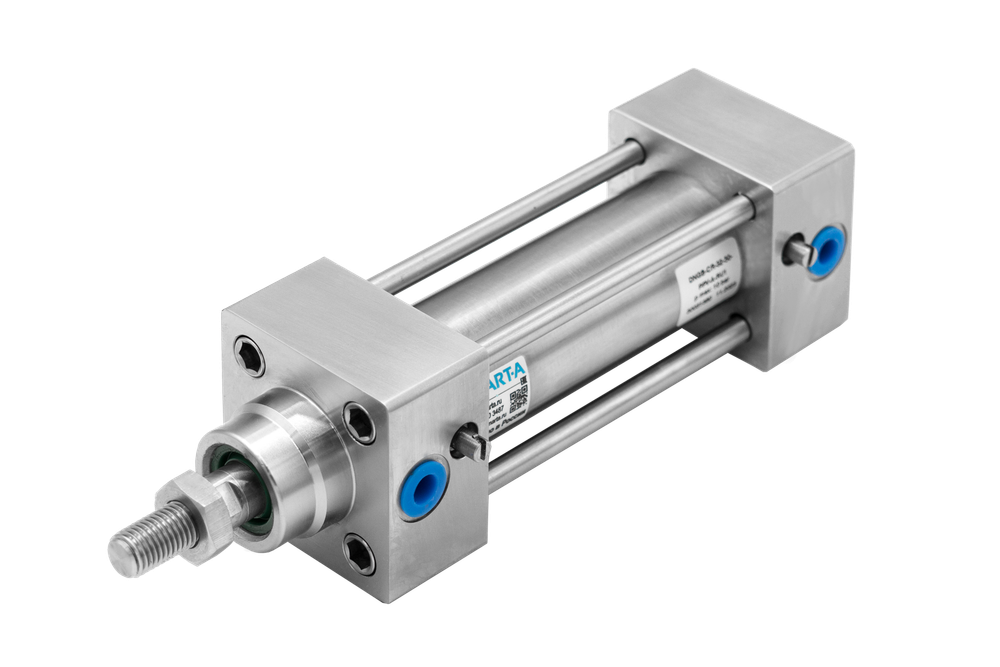 Пневмоцилиндр из нержавеющей стали по ISO 15552 DNGB-CR-40x...-PPV-A