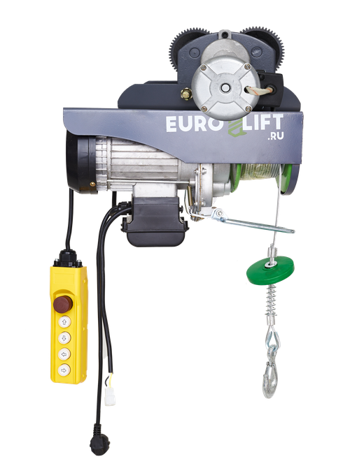 Лебедка электрическая передвижная KX 1000 г/п 500/1000 кг, в/п 18/9 м