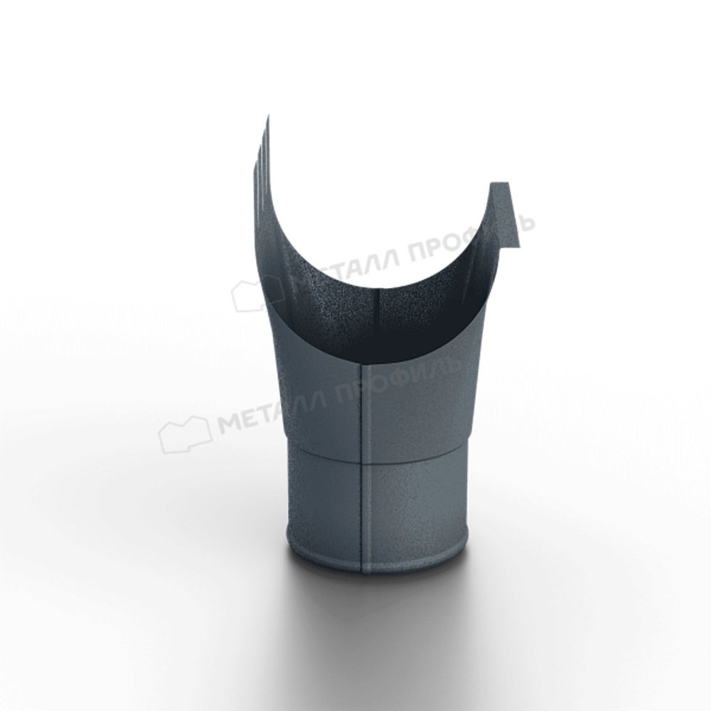 Воронка выпускная МЕТАЛЛ ПРОФИЛЬ Foramina Freeze D125/100 Grey