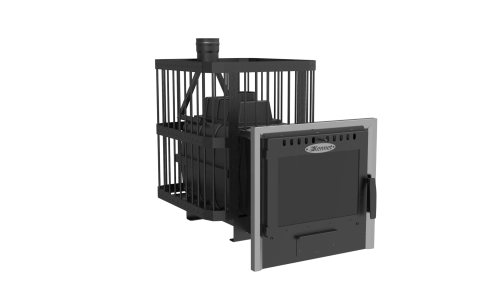 (СП) Печь банная Kennet Атлант 22П сетка ковка панорама