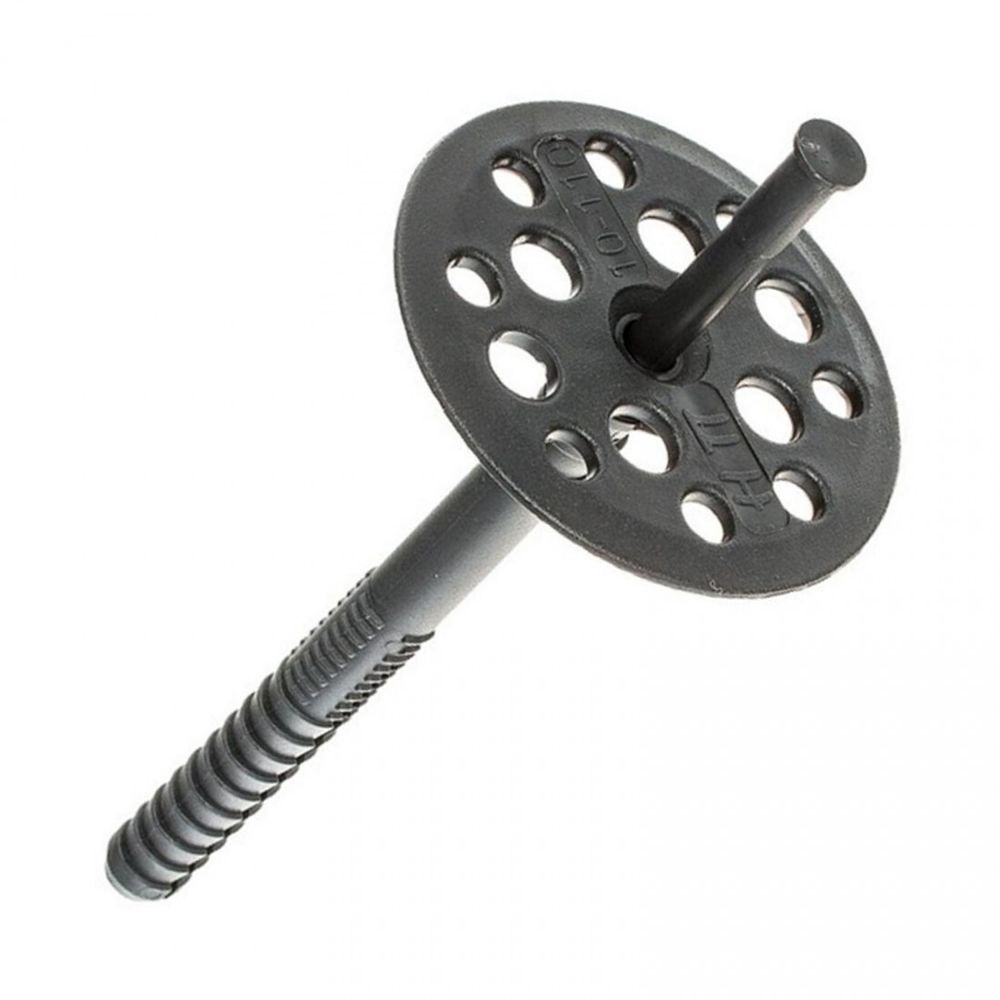 Дюбель для теплоизоляции Стройбат с пластиковым гвоздем 10х160 мм, 50 шт/упак