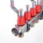 Группа коллекторная с расходомерами 2 отвода 1"в/в x ¾"ек Valtec VTc.586.EMNX.0602