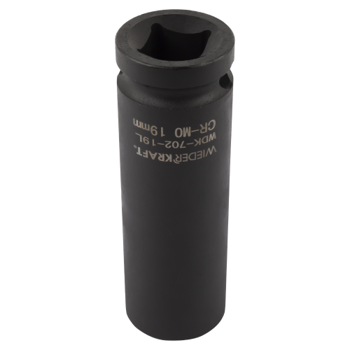 WDK-702-19L Головка торцевая ударная глубокая тонкостенная 1/2", 6 гр. 19 мм.