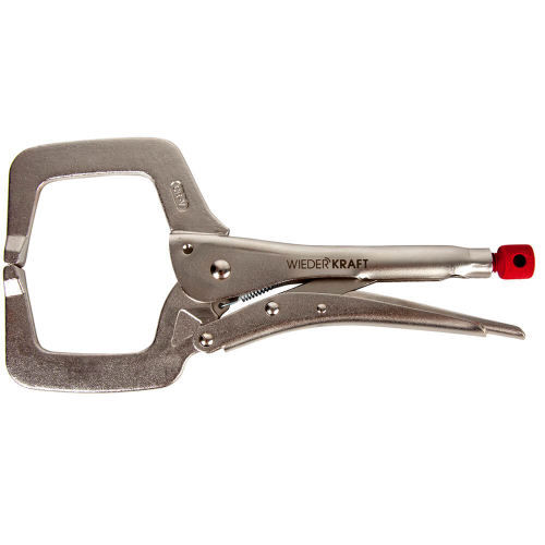 WDK-65051 Зажим сварочный С-образный с фиксатором. Струбцины сварочные. (368х177х30 мм)