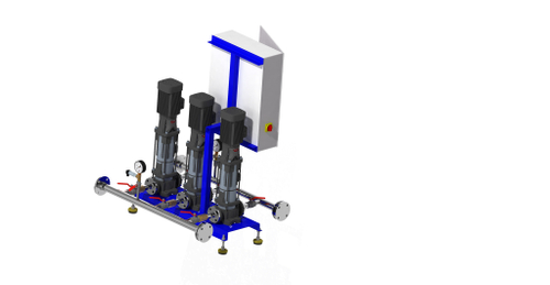 Ридан 315NS2144 — Установка (станция) насосная WaterJump-3CW-25-50-F-RMV 3-15F