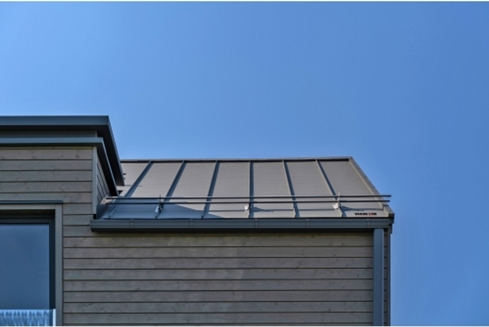 Кликфальц Pro Grand Line 0,5 Rooftop Бархат с пленкой на замках RAL 7016 антрацитово-серый
