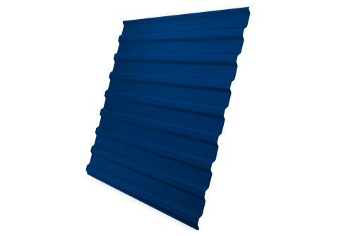 Профнастил C20B 0,5 Satin RAL 5005 сигнальный синий