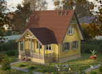 Сайдинг Premium, Брус, карамель