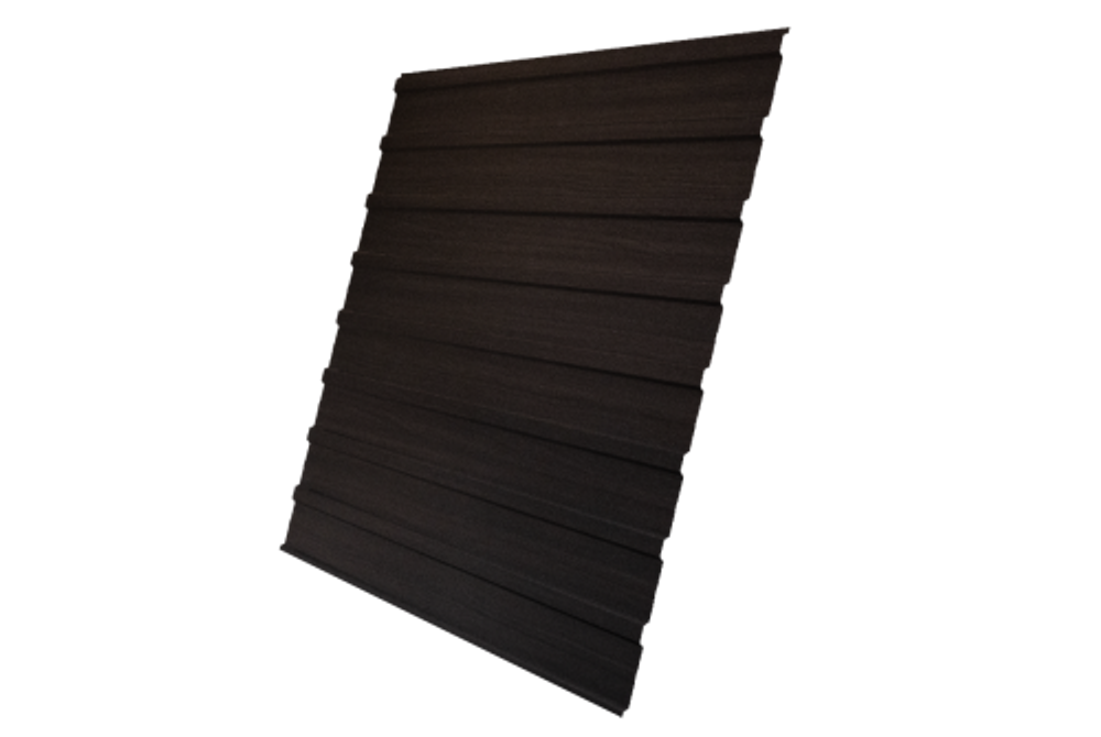 Профнастил C10A 0,45 Print Elite Coffee Wood Blesk TwinColor