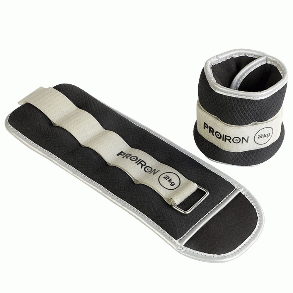 Утяжелители для рук и ног, 2 шт. по 2 кг ProIron от ГЕЛЕОС
