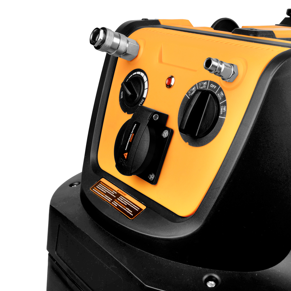 WDK-DUSTER EP+ Промышленный пылесос 1600W/40L с подключением электро и пневмоинструмента