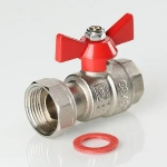 Кран шаровый с накидной гайкой ½"в x ¾"нг Valtec VT.241.N.0405