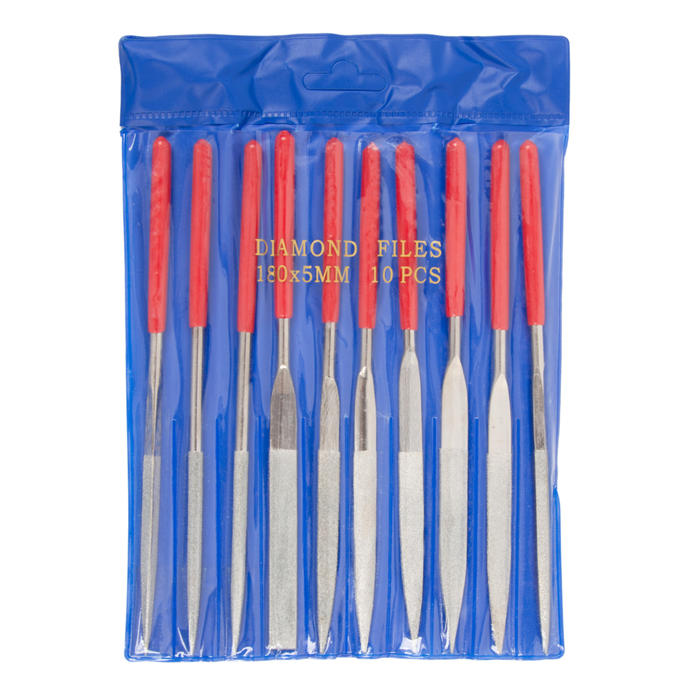 OPT-NF10 Набор надфилей с алмазным покрытием 10шт.