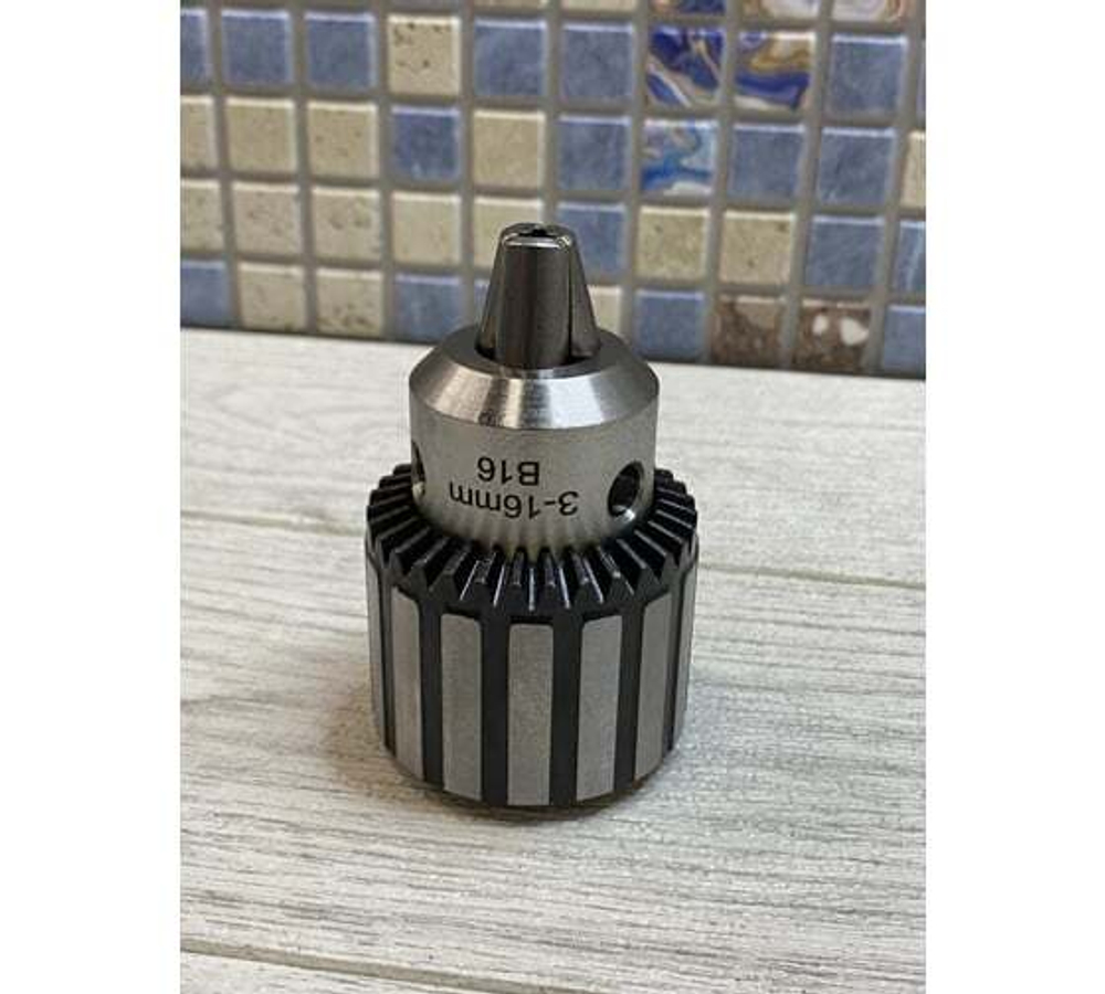 Патрон сверлильный усиленный ПС-16 (3-16 мм; B16; исп. R-01, кл/т 1; биение 0.25 мм) GRIFF b214115