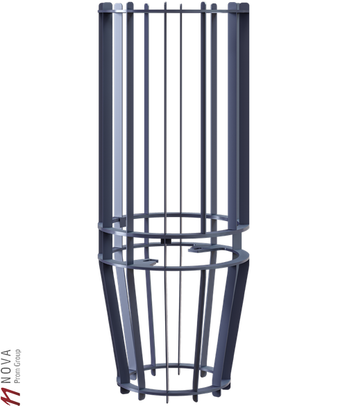 Сетка на трубу GFS Авангард 24 тюльпан 115 (300*770) под шибер