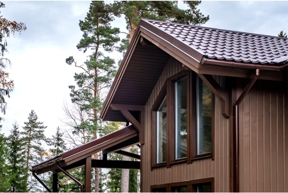Металлочерепица классик 0,5 Satin RAL 8017 шоколад