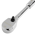 Ключ-трещотка 1/4", CrV, 120 зубьев, цельнометаллический, хром Gross