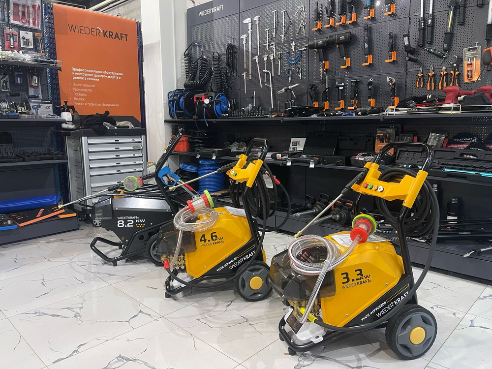 Аппарат высокого давления WIEDERKRAFT 3.3 КВт; 220 в; 150 бар; 780 л/ч WDK-HPW3300