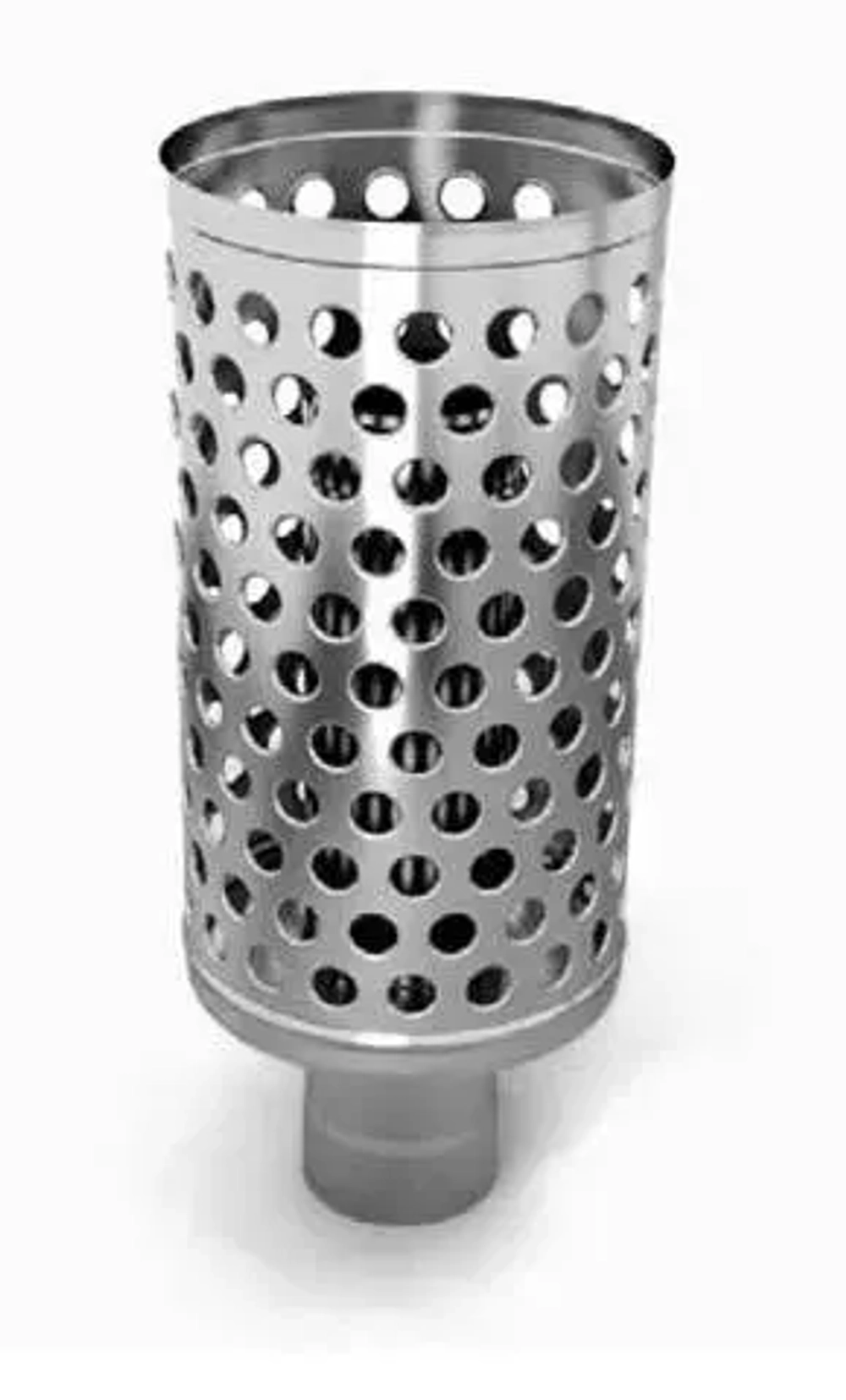 Каменка натрубная ТМФ Дизель, нерж, 1/0.5мм, ф115/253мм, L=0,618м