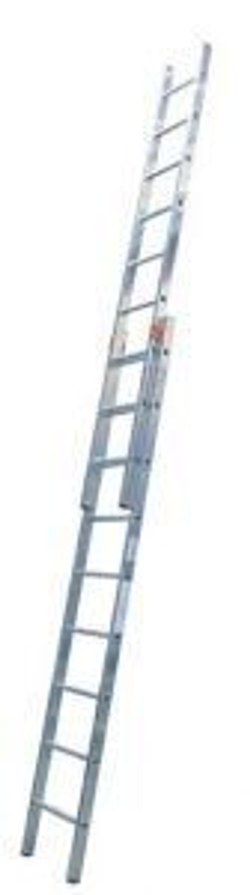 Двухсекционная выдвижная телескопическая лестница FABILO, 2 х 12 перекладин