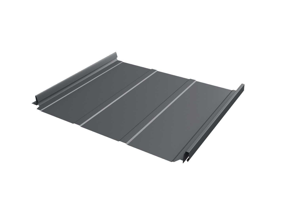 Кликфальц Pro Line Grand Line 0,5 Drap с пленкой на замках RAL 7024 мокрый асфальт
