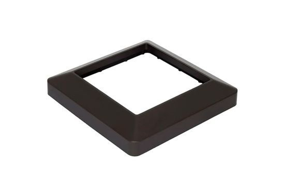 Крышка+юбка алюминий 125*125мм для столба 3D SINGARAJA