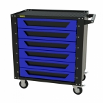 Gt6.blue Тележка инструментальная Garopt 6 ящиков СИНЯЯ, Серия "Low-cost"
