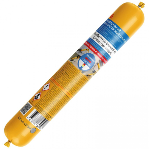 Герметик полиуретановый Sikaflex-719 ПУ Universal серый 600 мл, шт