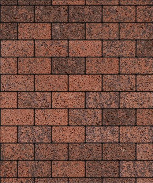 Тротуарная плитка Поревит Колормикс гранит "ПРЯМОУГОЛЬНИК" Б.2.П.6