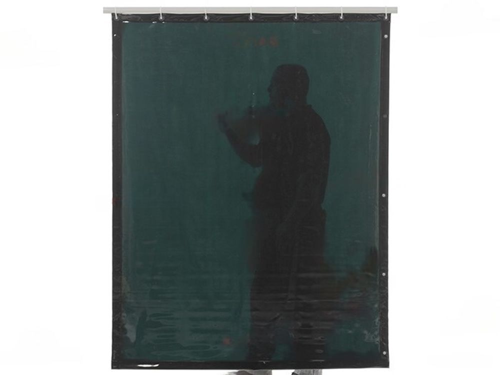 Сварочная штора Dark Green HхWхТ - 1750х1400х0,4 мм, марка FABTEC
