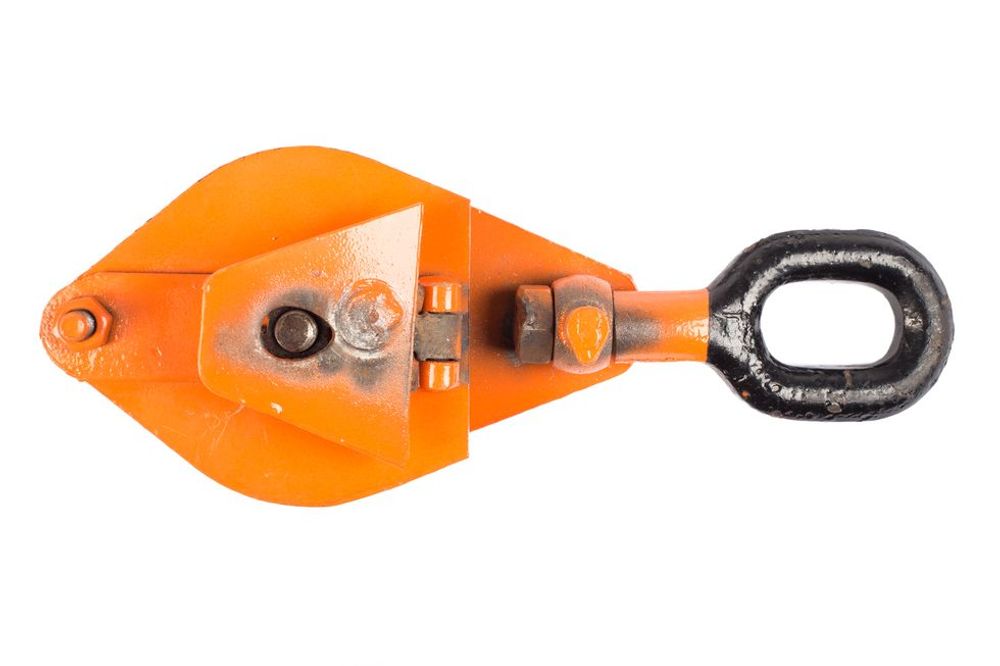 Блок монтажный однорольный с ушком TOR 0,5 т с откидной щекой (T)*