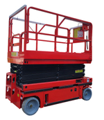 Подъемник ножничный самоходный 450 кг 8/10м TOR AMSL0810 DC аккумуляторный