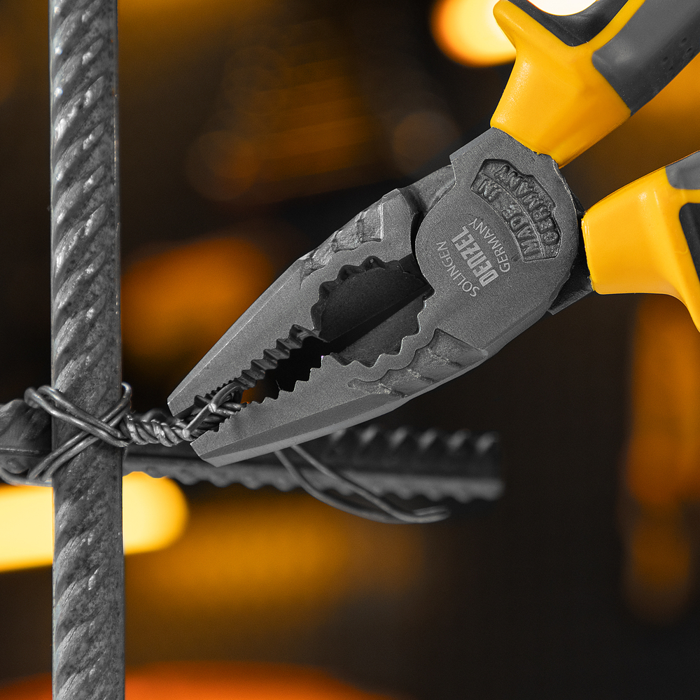 Плоскогубцы комбинированные 205 мм, трехкомпонентные рукоятки Denzel