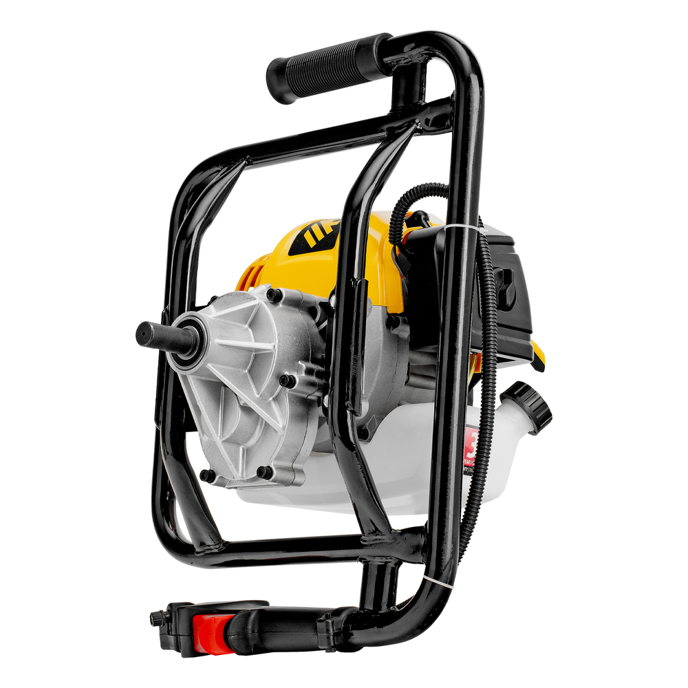 Мотобур DX-52, объем двигателя 52 см3, соединение 20 мм, без шнека Denzel