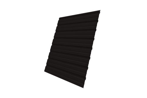 Профнастил C10R 0,5 Drap RAL 9005 черный