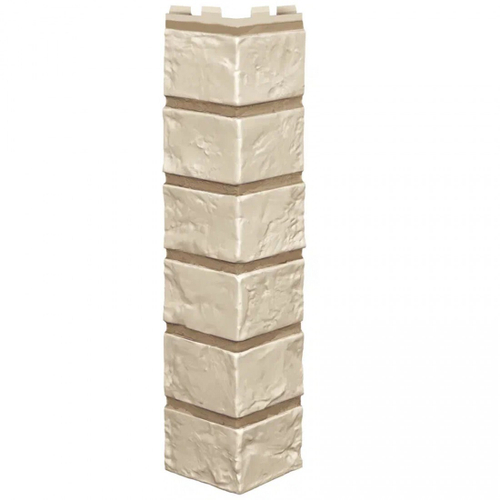 Угол наружный ТехноНиколь Оптима Кирпич слоновая кость, шт