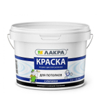 Краска Лакра Для потолков супербелая 3 кг, шт